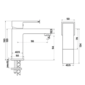 BTD3101 technical drawing