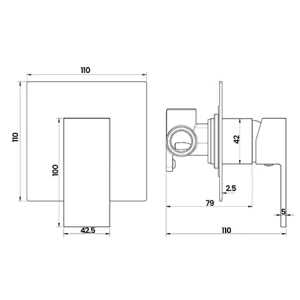 BTD3105 technical drawing