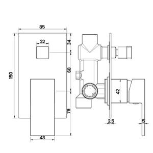 BTT3106 technical drawing