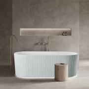 Cairo Fluted Freestanding Bathtub