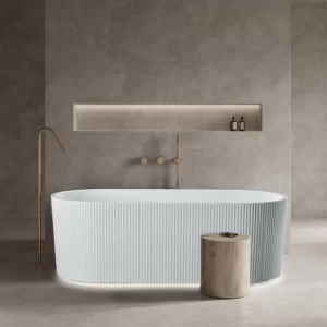 Cairo Fluted Freestanding Bathtub