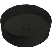 BA900MB — Above Counter Basin (Grooved) in Matt Black