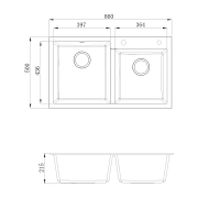 BKS-CO8650 technical drawing